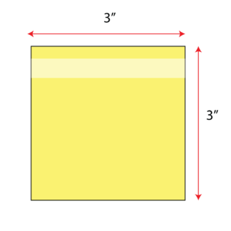 3" x 3" Repositionable Labels - Yellow - 15,000 Labels
